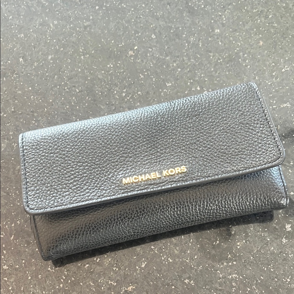 Michael Kors Black Leather Wallet